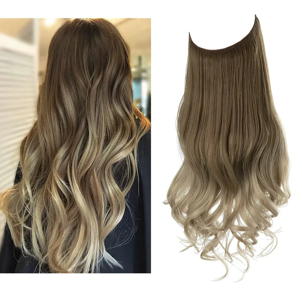 SecretHair | Extensiones de Cabello 100% Natural | Calidad REMY | Volumen y Longitud Sin Costuras | Brillo Natural | Resistente al Calor y Duradero