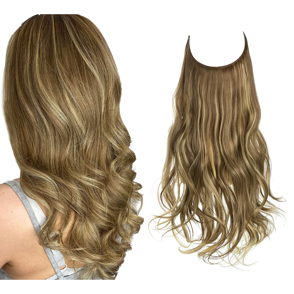 SecretHair | Extensiones de Cabello 100% Natural | Calidad REMY | Volumen y Longitud Sin Costuras | Brillo Natural | Resistente al Calor y Duradero