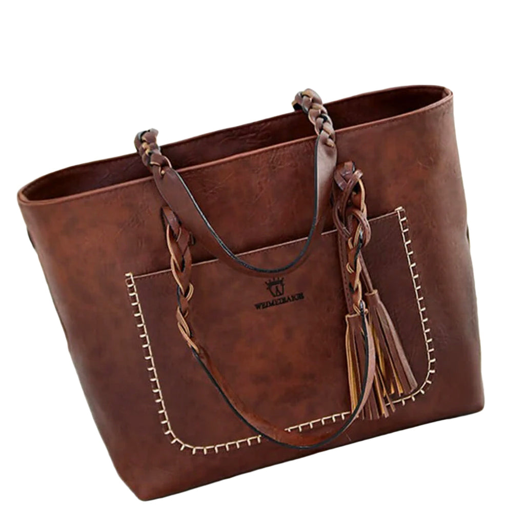Bolso de hombro de piel para mujeres