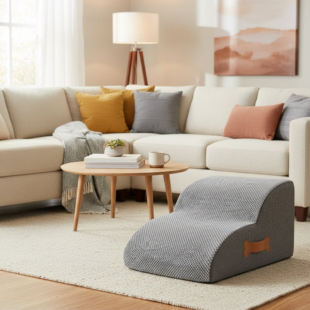 JOINTCARE – Escalera suave para perros para la cama con pendiente que cuida las articulaciones