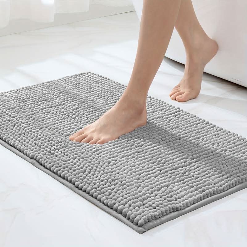 SOFTDRY COMFORT – Alfombra de baño de chenille con respaldo antideslizante