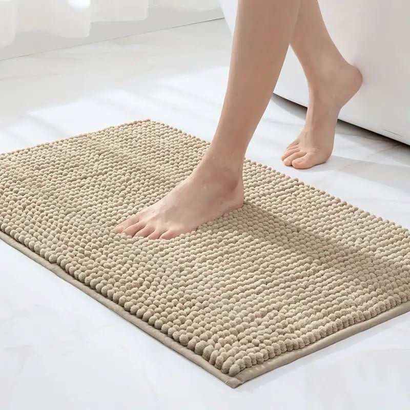 SOFTDRY COMFORT – Alfombra de baño de chenille con respaldo antideslizante