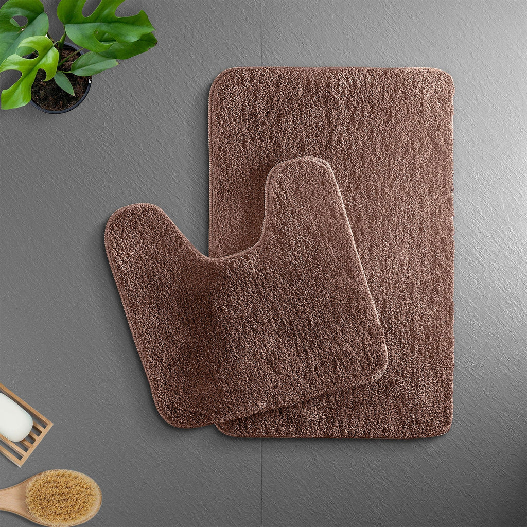 Lisslune | Alfombrilla de Baño PlushHaven – Alfombrilla de Microfibra Ultra Suave Antideslizante con Rápida Absorción de Agua