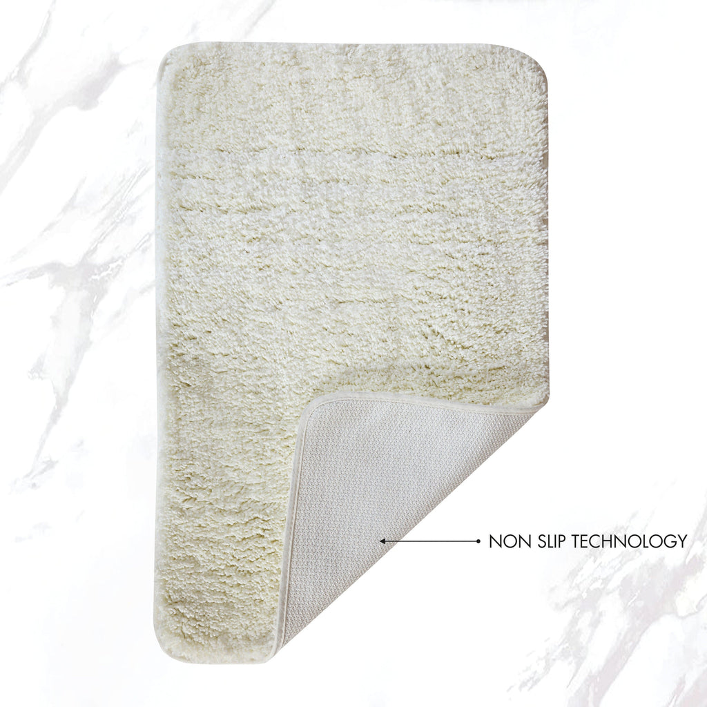 Lisslune | Alfombrilla de Baño PlushHaven – Alfombrilla de Microfibra Ultra Suave Antideslizante con Rápida Absorción de Agua