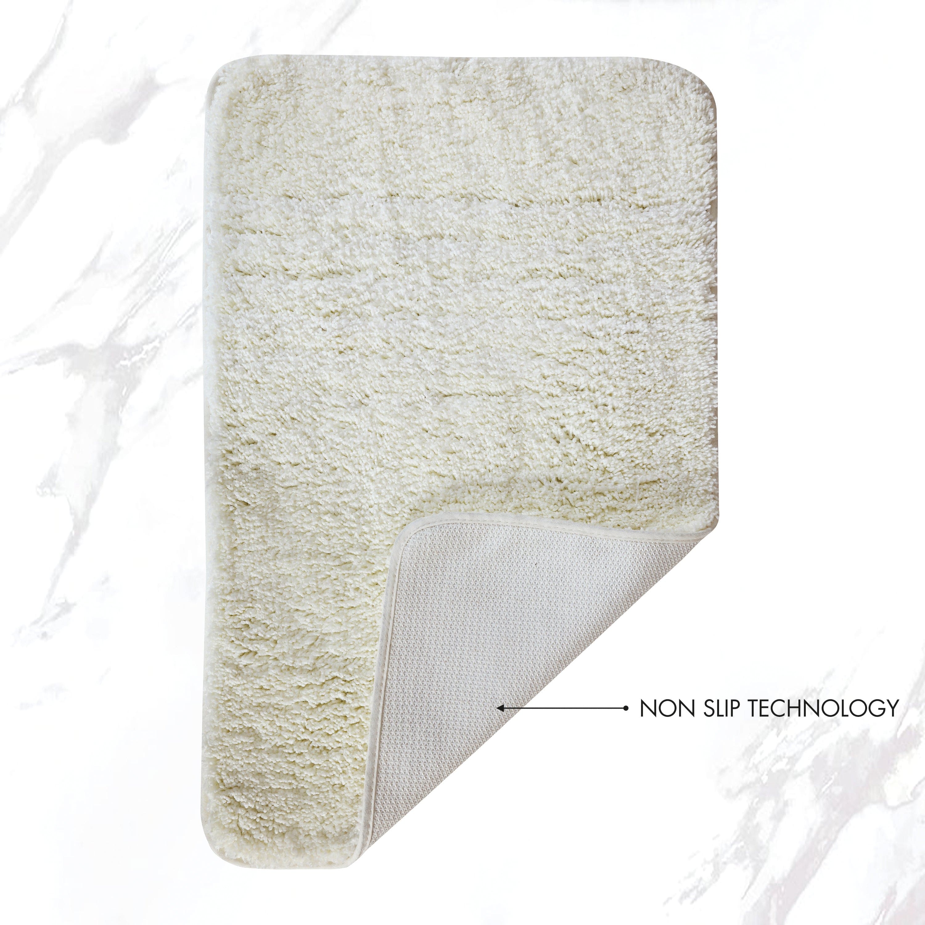 Lisslune | Alfombrilla de Baño PlushHaven – Alfombrilla de Microfibra Ultra Suave Antideslizante con Rápida Absorción de Agua