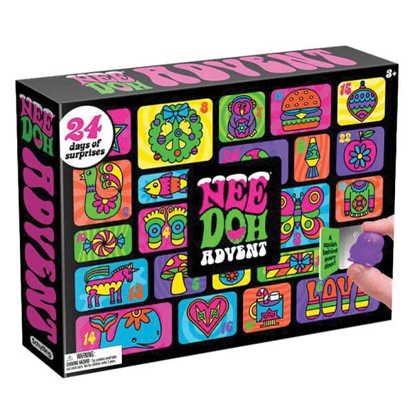 GLOBCOUNT – Calendario de Adviento Nee-Doh Squishy 2025 con 24 sorpresas Fidget