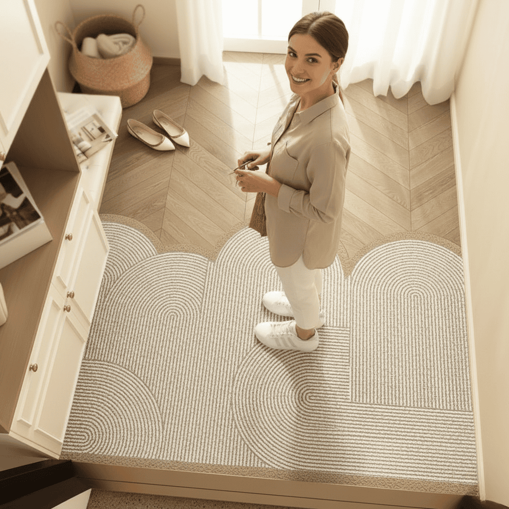 STAYMAT – Alfombra de entrada antideslizante y lavable para áreas de alto tráfico