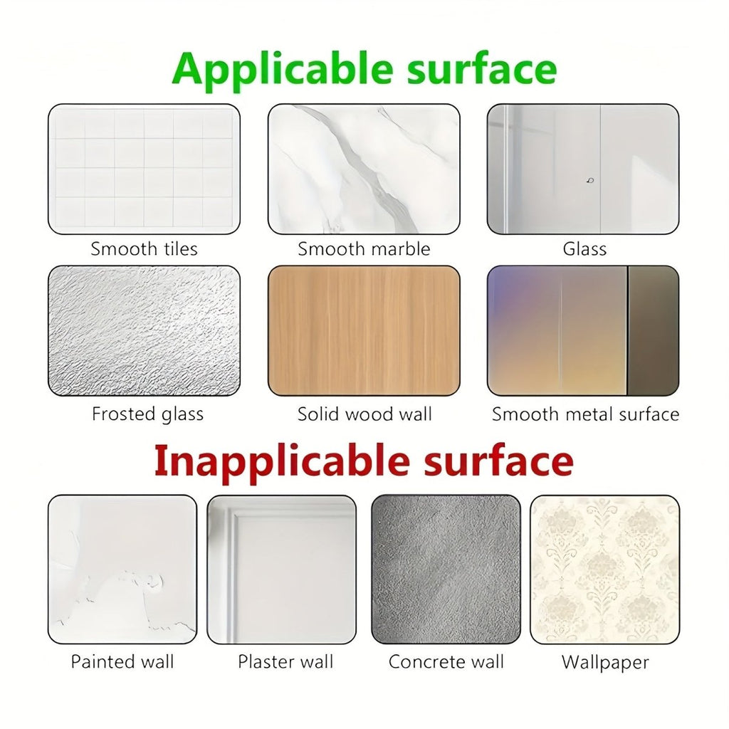FIXROLL – Soporte de toallas de papel de cocina sin perforación de acero inoxidable con potencia de succión reutilizable