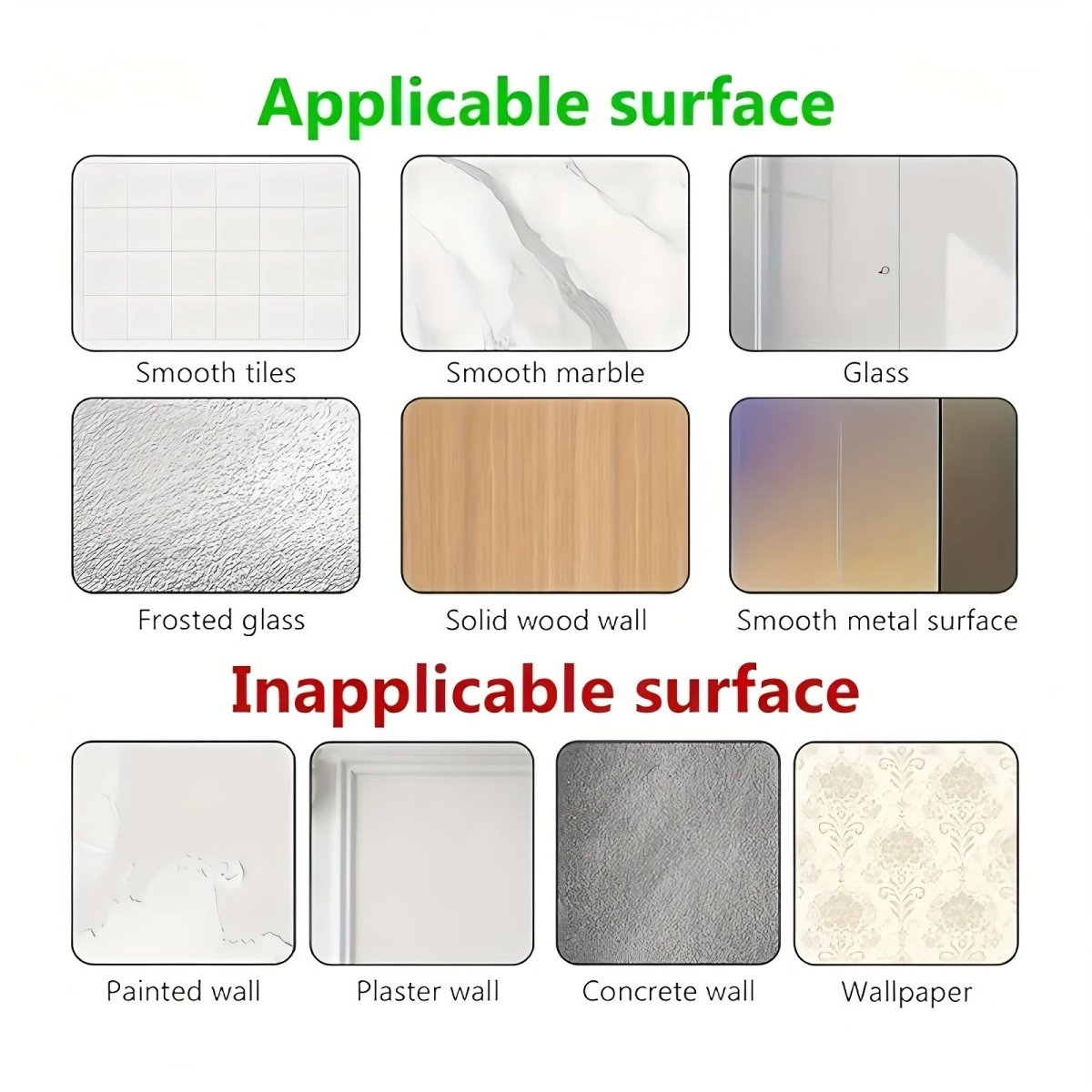 FIXROLL – Soporte de toallas de papel de cocina sin perforación de acero inoxidable con potencia de succión reutilizable