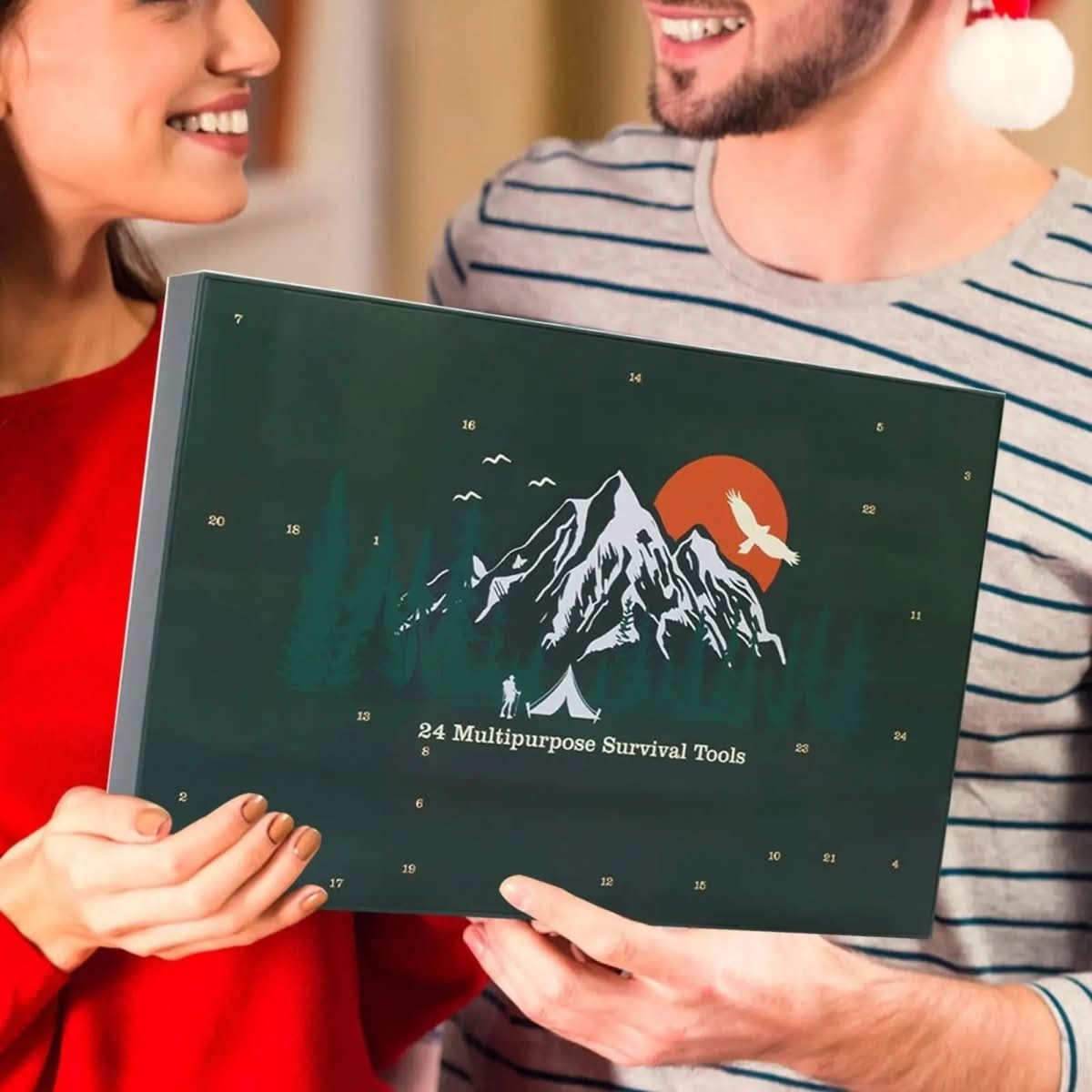 AdventureGear Calendario de Adviento 2026 – 24 Herramientas para Exterior