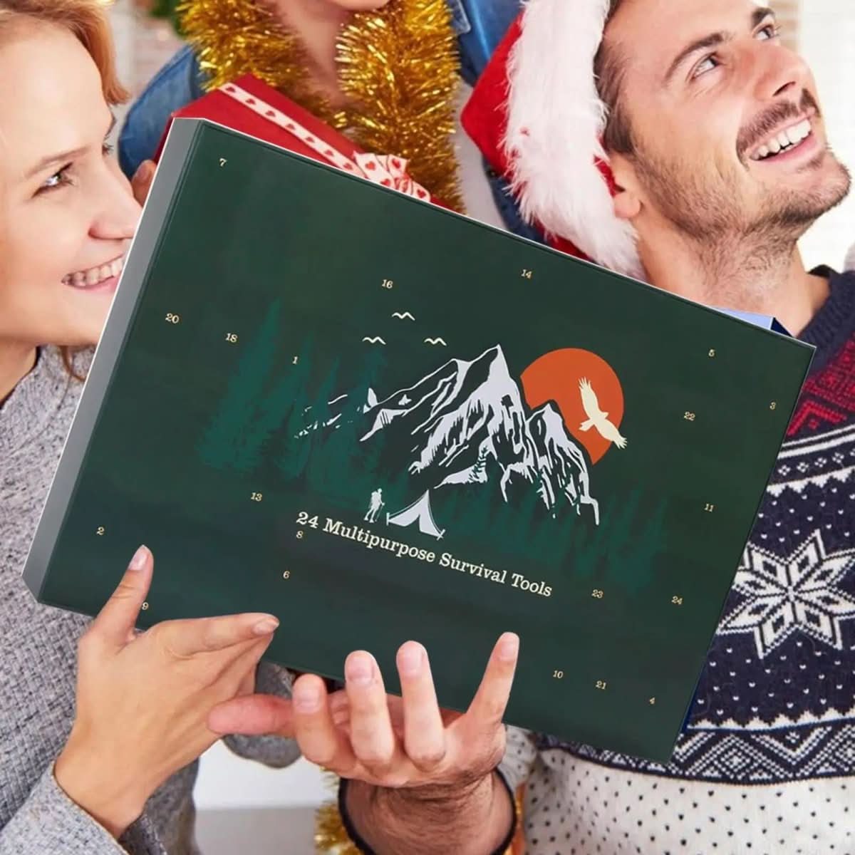 AdventureGear Calendario de Adviento 2026 – 24 Herramientas para Exterior