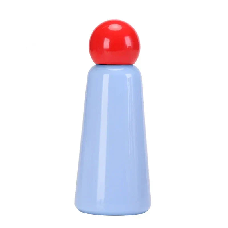 Botella de acero bicolor