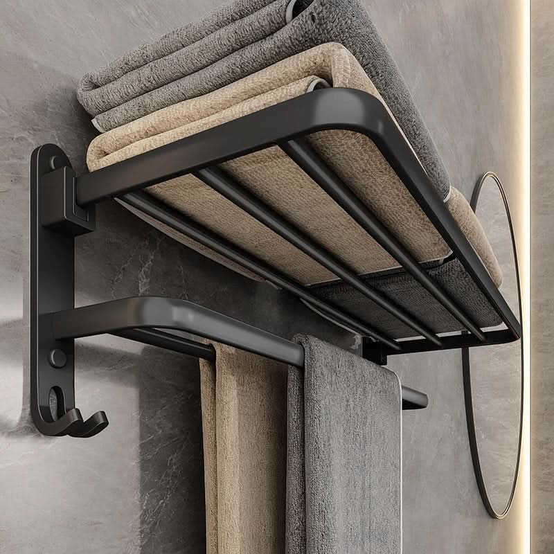 HandtuchLux - Soporte de Toallas de Aluminio Elegante