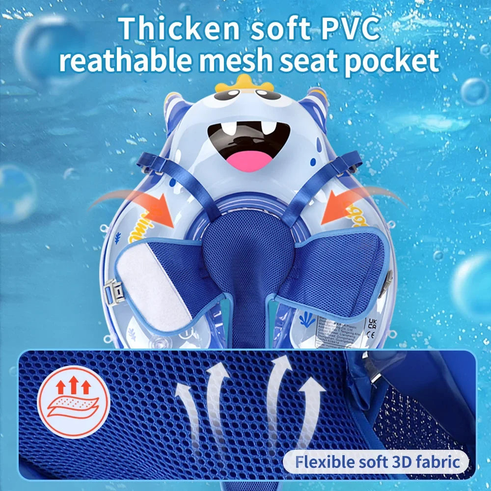 Kalsten | Anillo de natación para bebés AquaBear | Diversión segura en el agua para bebés | Para 6–36 meses | PVC ecológico