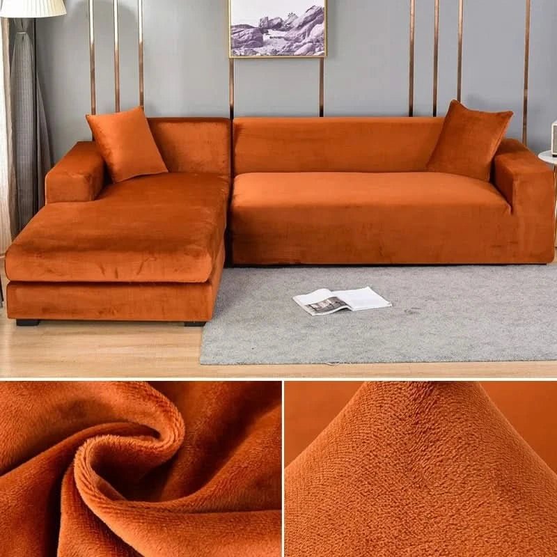 SAMTLUX – Funda de Sofá – Elástica y Lujosa para Cualquier Sala de Estar