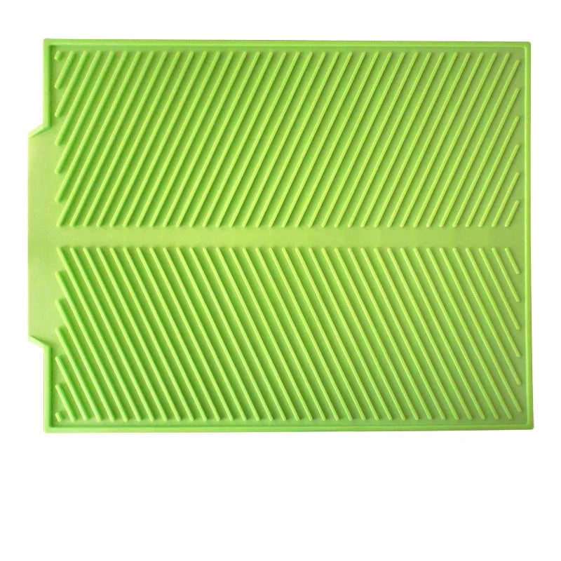 Silidro Alfombrilla de Silicona para Secar en la Cocina | Antideslizante y Resistente al Calor | Alfombrilla de Secado para Platos, Ollas y Vasos | Flexible y de Fácil Cuidado