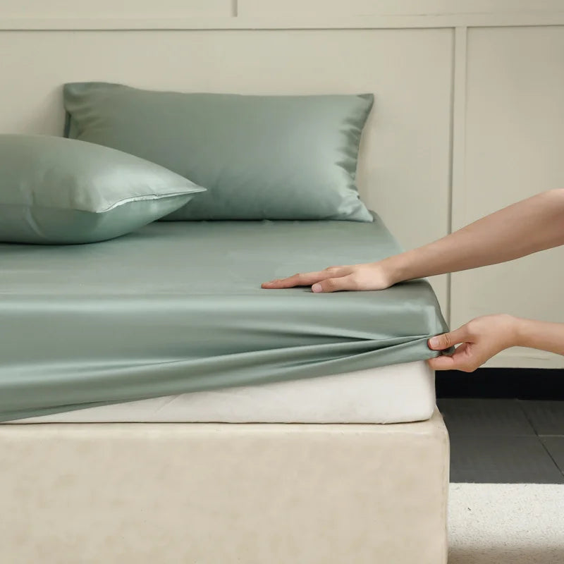 Lisslune | Sábana de Seda de Morera SilkDreams | Transpirable | Hipoalergénica | Ropa de Cama de Lujo para Tu Hogar