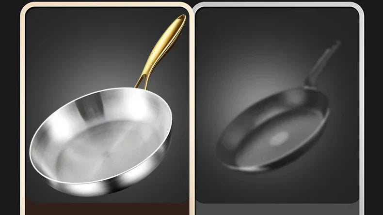 ChefSteel – Sartén de Acero Inoxidable Profesional para Gas e Inducción | Brehn
