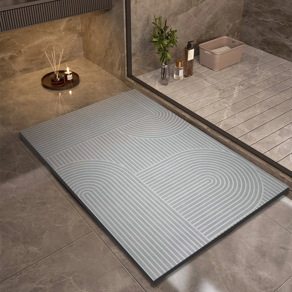 Kalsten | Alfombra de baño superabsorbente antideslizante, rápida de secar