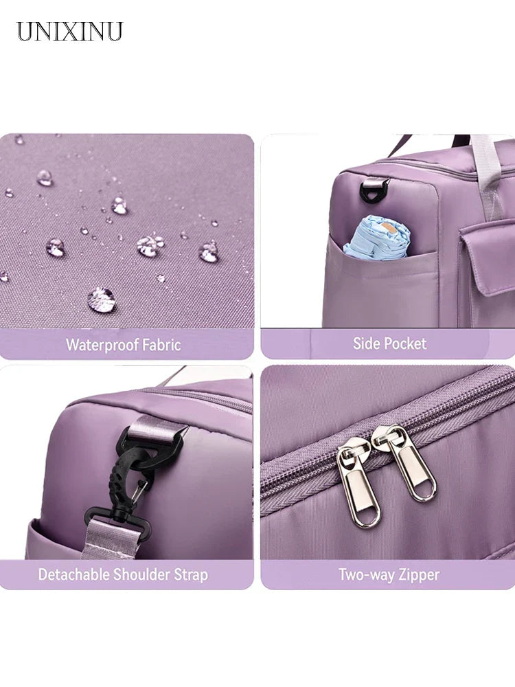Bolsa de Viaje Veyora WeekAir | Capacidad de 35 L | Con Compartimento para Zapatos y Separación Húmedo/Seco | Para Viajes en Avión, Deportes y Escapadas de Fin de Semana