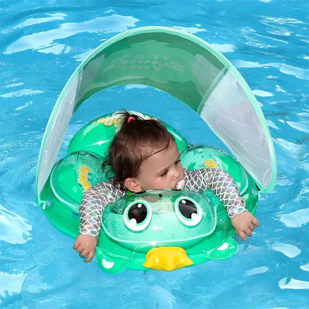 Kalsten | Anillo de natación para bebés AquaBear | Diversión segura en el agua para bebés | Para 6–36 meses | PVC ecológico