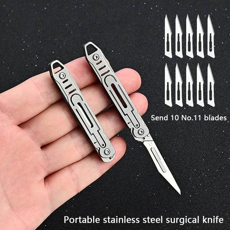 Cuchillo EDC Plegable con Cuchillas Reemplazables