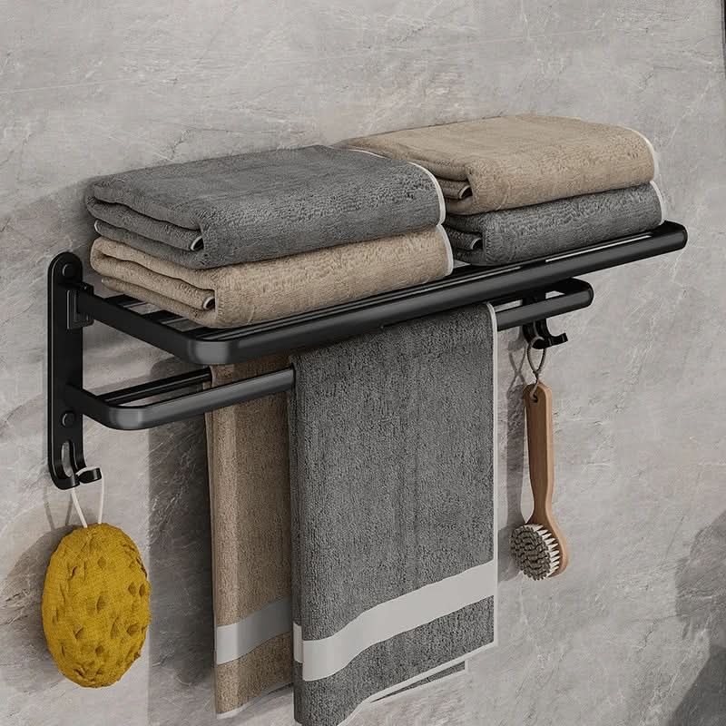HandtuchLux - Soporte de Toallas de Aluminio Elegante