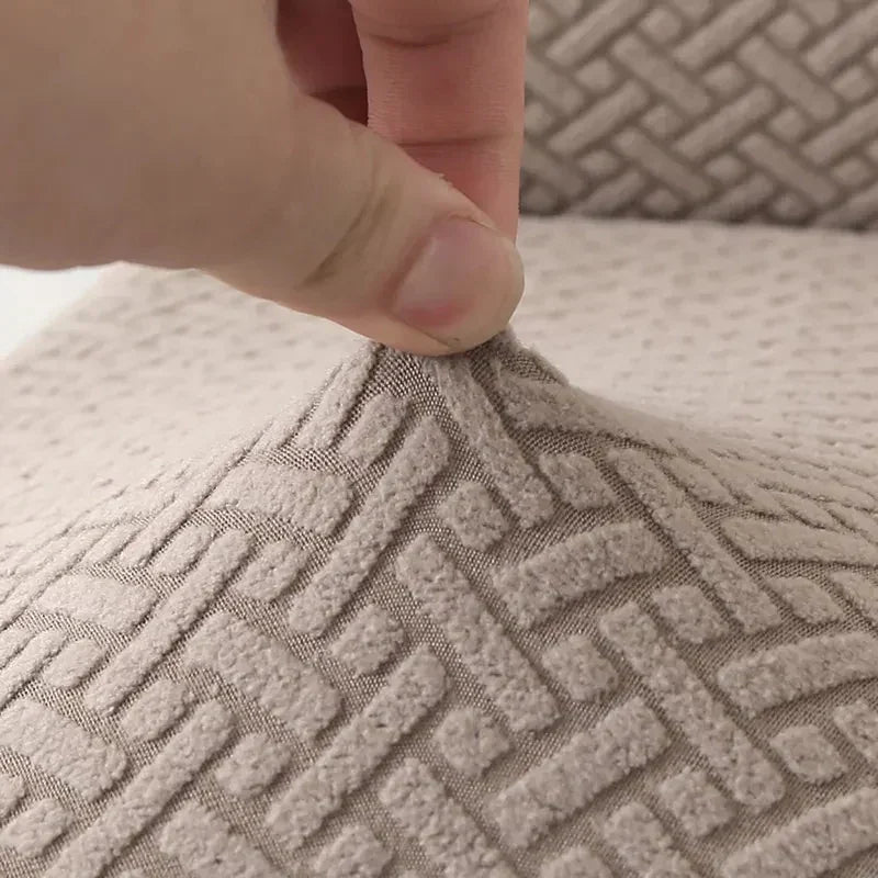 Kalsten | Funda para Silla Velvona | Elástica y Acolchada Gruesa | Funda de Jacquard Stretch | Lavable y Sin Arrugas