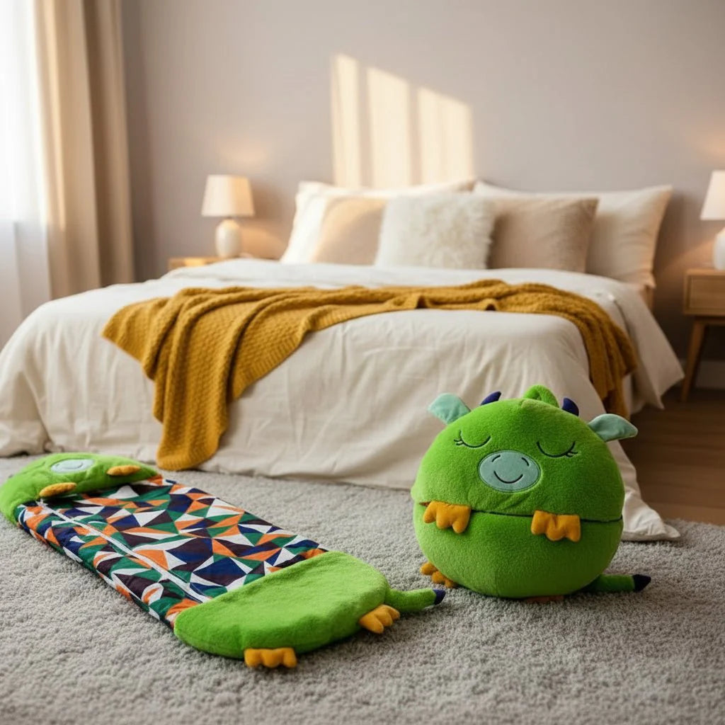 MAGICALCUDDLE – Saco de dormir de peluche 2 en 1 para niños