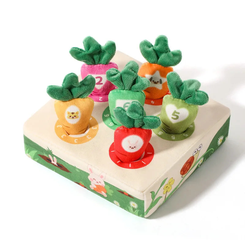 Juguete Montessori Zanahoria de Arrastre para Bebés | Educativo Sensorial
