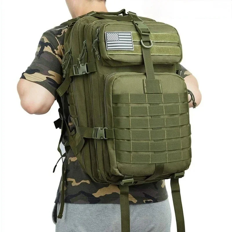 TrailPro Mochila Táctica Commando 30L+ Mochila para Acampar, Pescar y Cazar