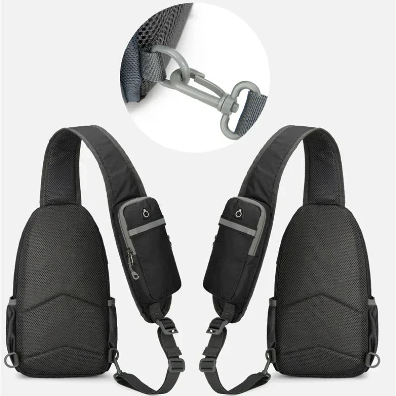 BowLift | SecurePack | Mochila de Hombro Impermeable Antirrobo con Múltiples Bolsillos – Bolsa de Viaje Cruzada Ligera