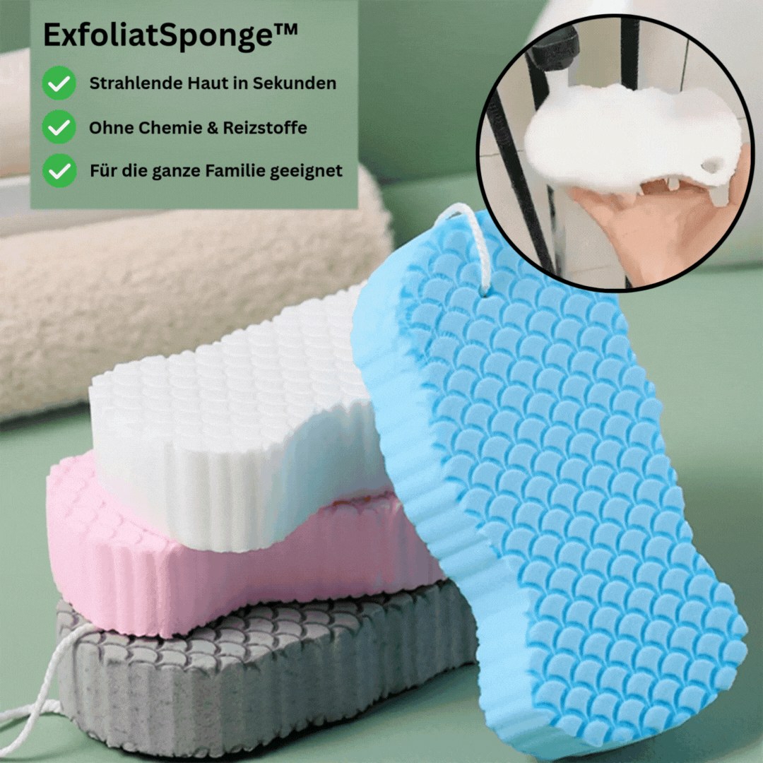 ExfoliatSponge™ – Piel sedosa y radiante después de cada ducha | 1+2 GRATIS
