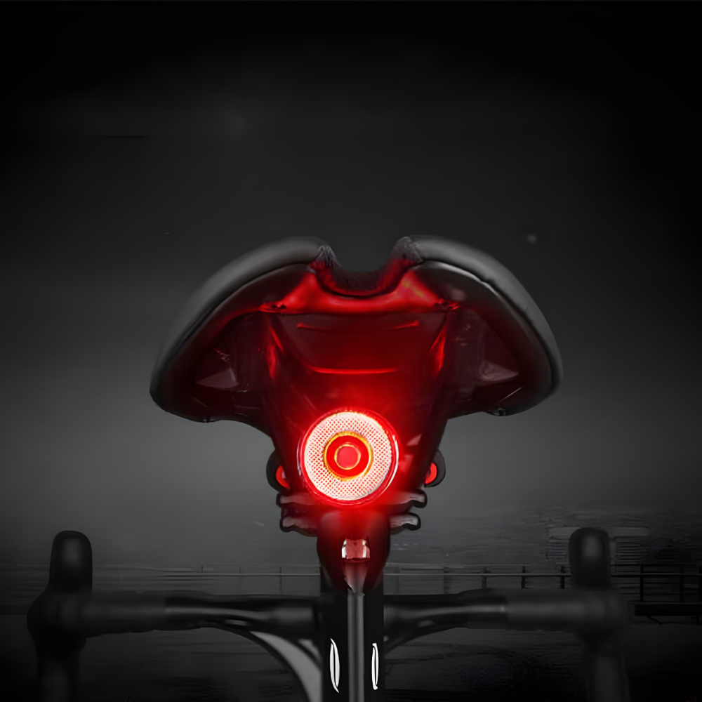 Velaro Luz trasera inteligente para bicicleta | Luz de freno automática y sensor de luminosidad | Recargable por USB | Impermeable IPX4