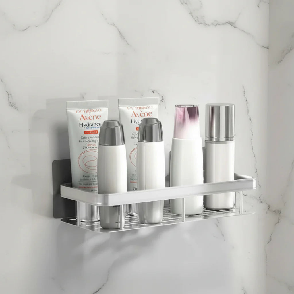 NORDICSHELF - Estante adhesivo para el baño – Sin perforaciones y elegante para cualquier baño
