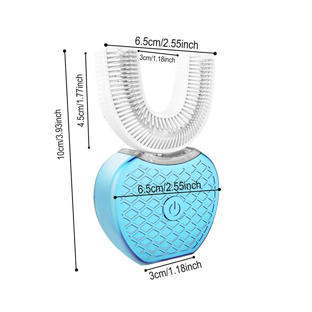 Cepillo de dientes de silicona en forma de U
