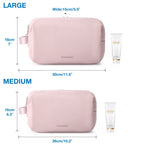 Kosmetixo Neceser Impermeable para Damas y Caballeros | Neceser Ligero en S/M/L | Accesorios de Viaje para Productos de Cuidado y Maquillaje | Organizador de Viaje Unisex