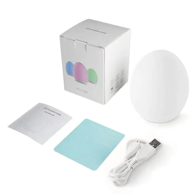Lumiboo Lámpara Nocturna | RGB y Blanco Cálido | Control Táctil | 100h de Batería | 12 × 10 cm | Habitación de Bebés y Niños