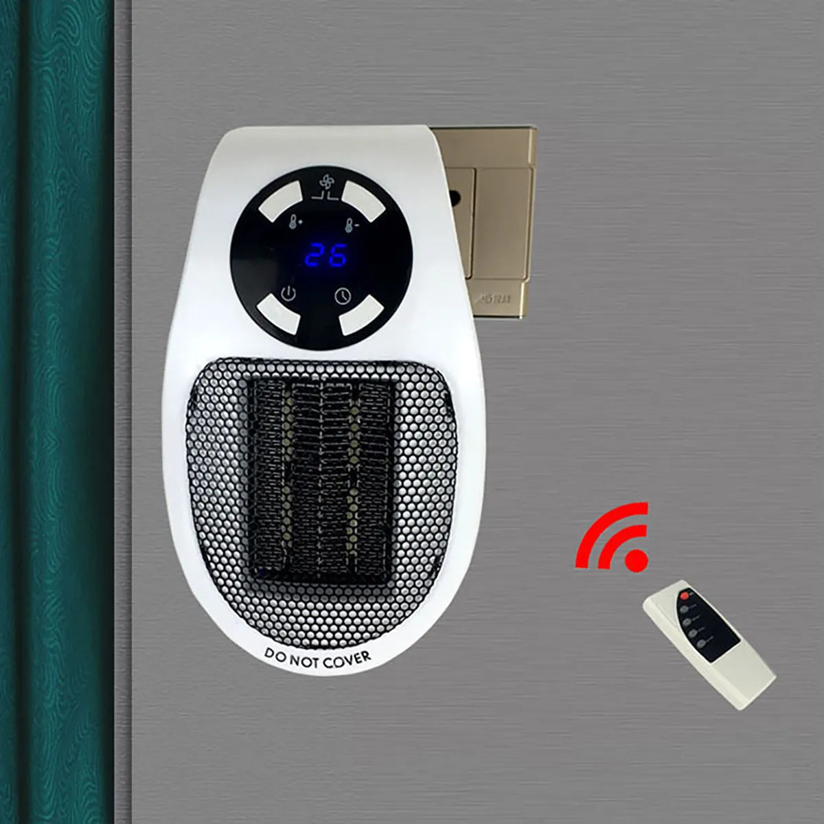 HeatWave – Calefactor eléctrico compacto con control remoto