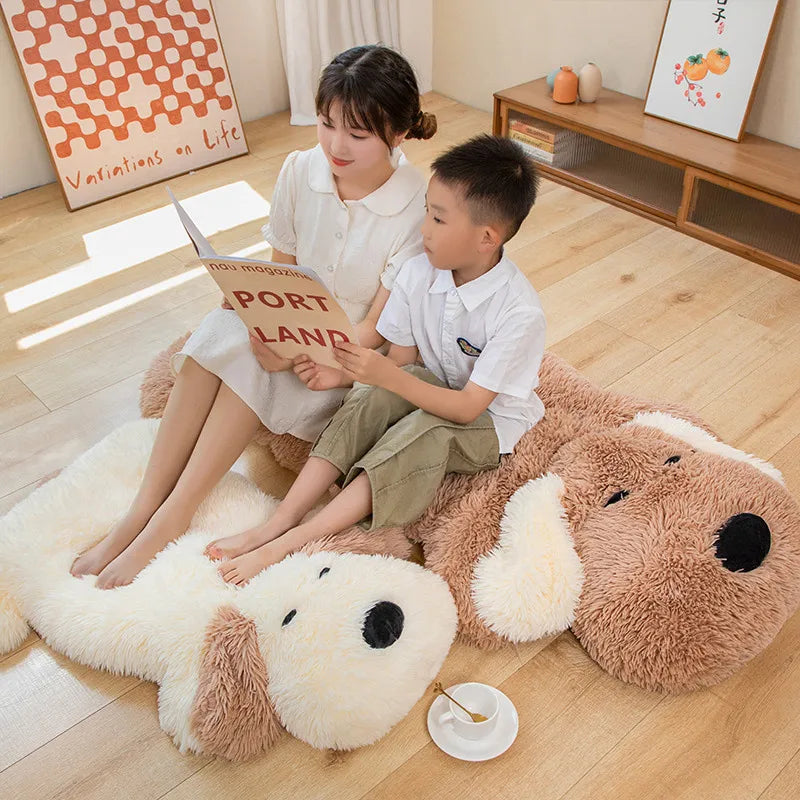 Almohada de Lounge de Peluche Extra Suave y Sobredimensionada para Perros