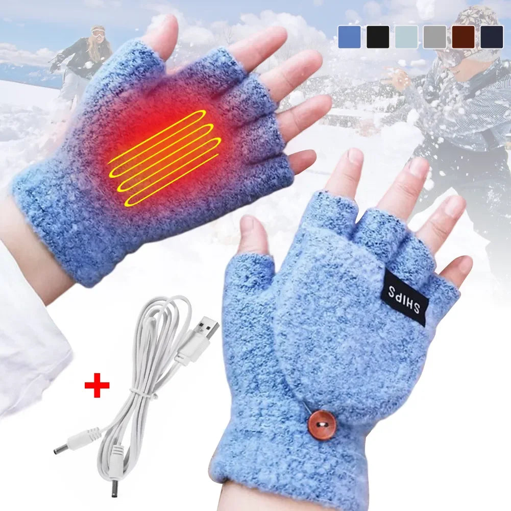 Guantes calefactables USB recargables Warm Wave