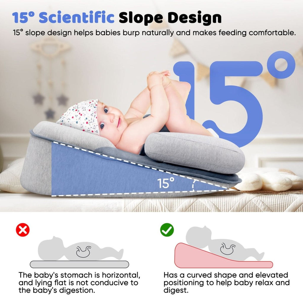 NESTLENAP Almohada para Bebés – Almohada Ergonómica para un Sueño Seguro de los Bebés