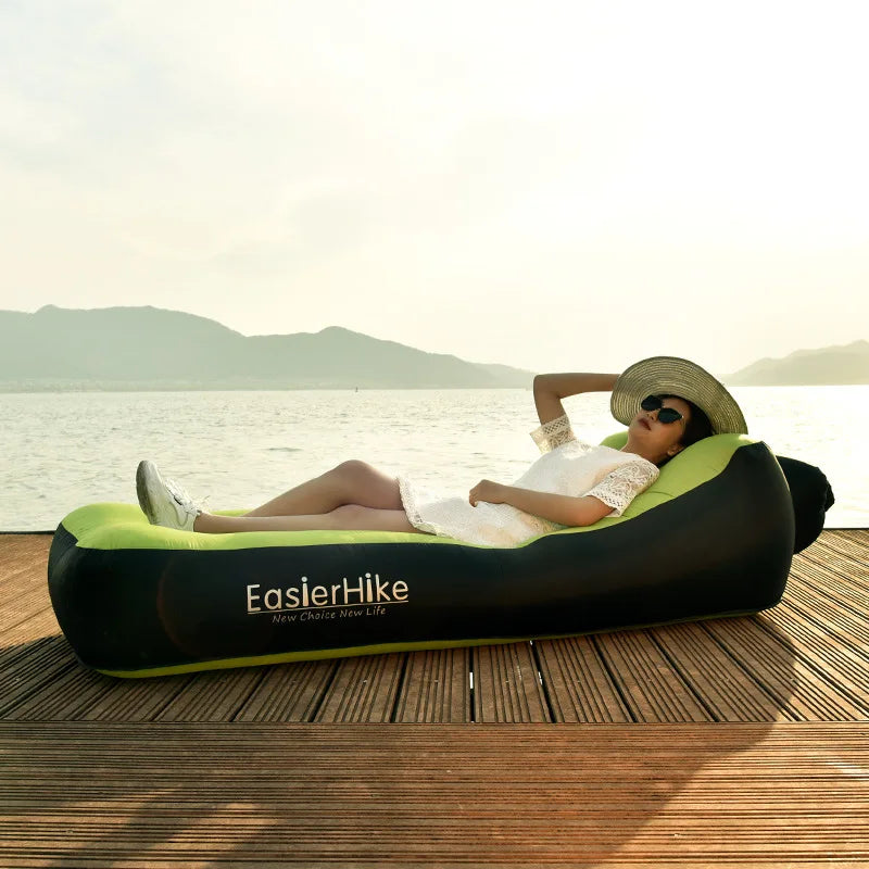 Banco Inflable para Exteriores - Sillón Portátil para Acampar y Playa