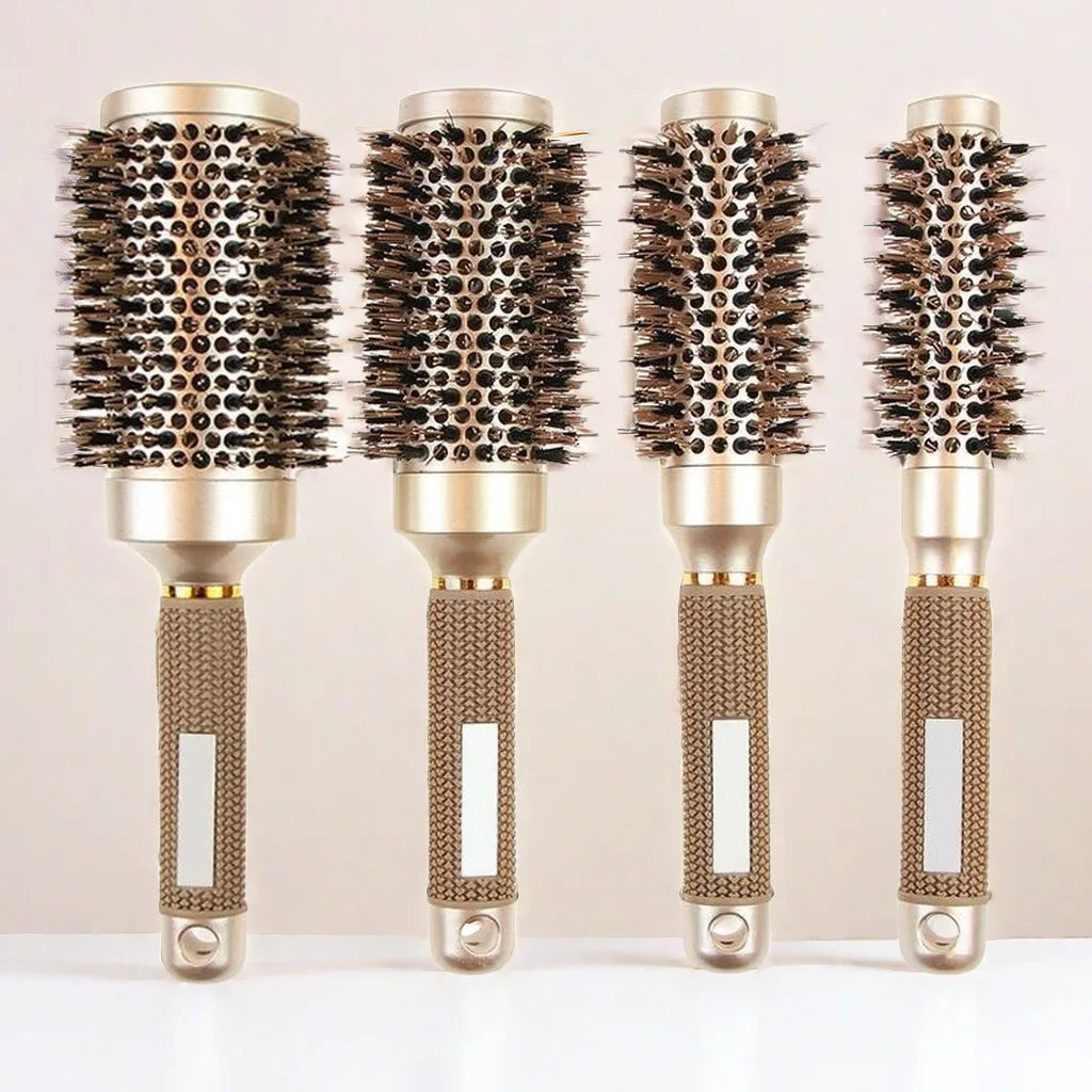Juego de cepillos redondos profesionales con función de iones para diferentes longitudes de cabello