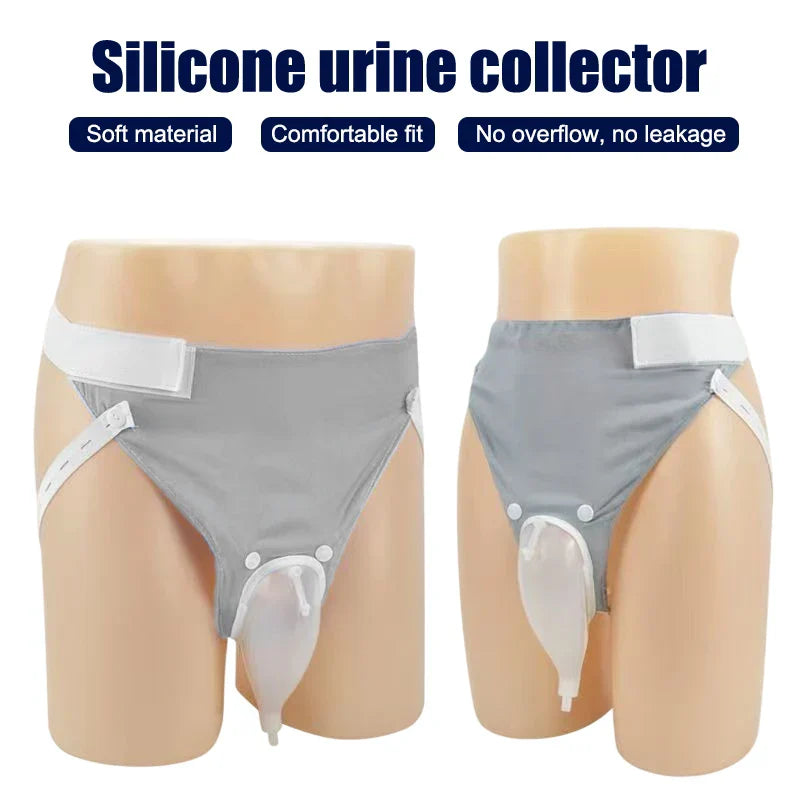 Kalsten | Colector de Orina de Silicona para Adultos con Bolsa de Catéter