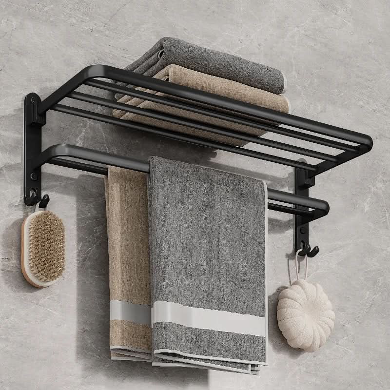 HandtuchLux - Soporte de Toallas de Aluminio Elegante