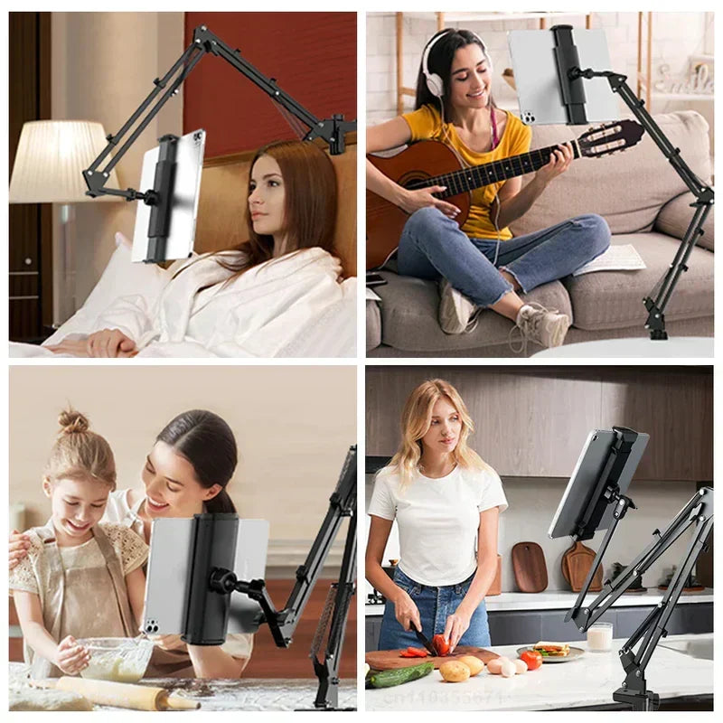 BowLift | Bettina – Soporte Ajustable para Tabletas para Cama, Escritorio y Sofá | Ergonómico y Ajuste Universal