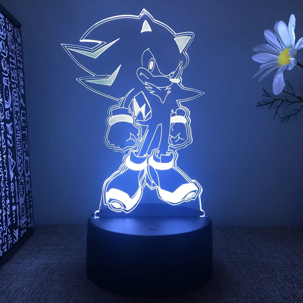 Lámpara LED Sonic - Iluminación Divertida para Gamers