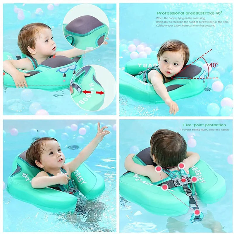 Anillo de Natación Baby Buksetrold con Parasol