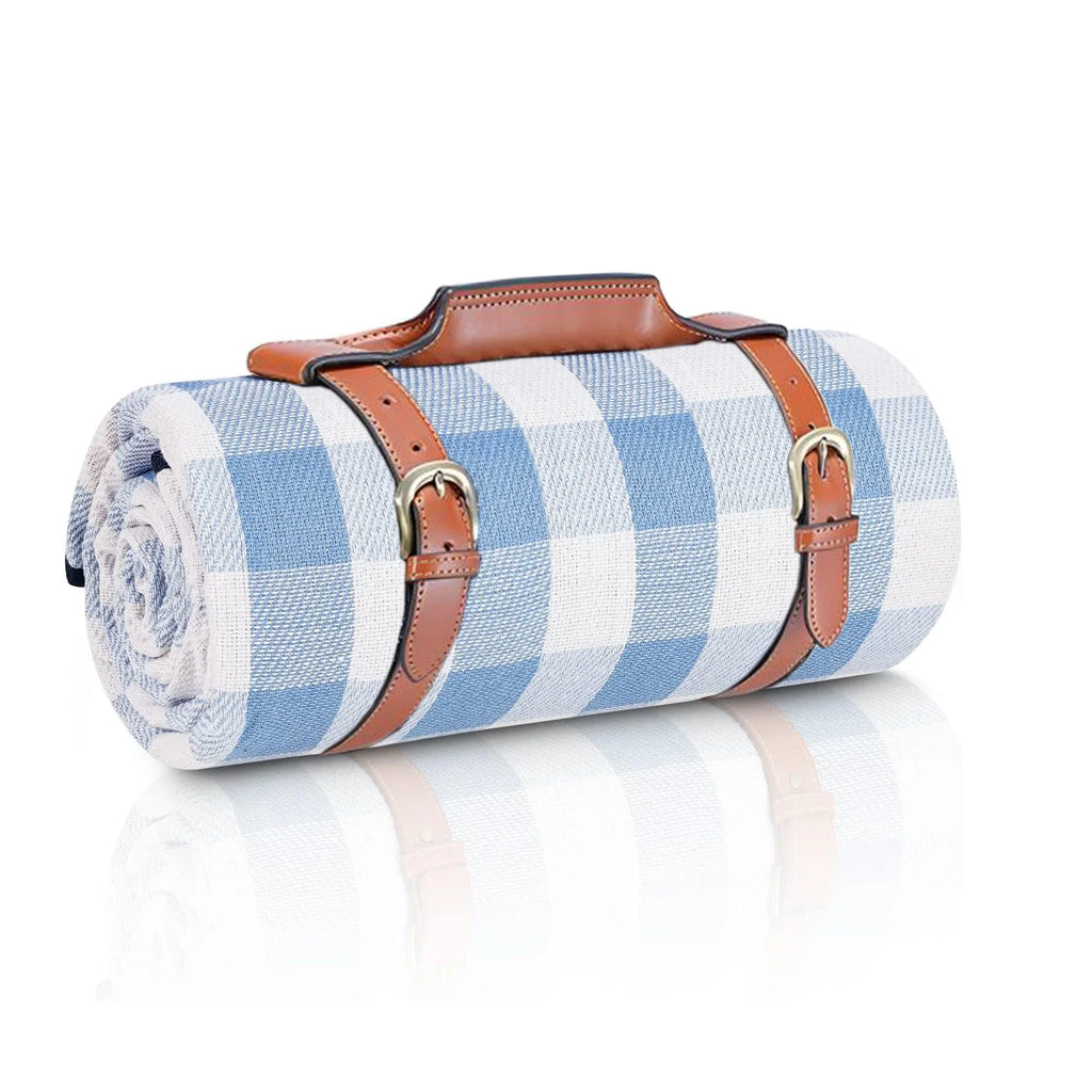 Vivantura Manta de Picnic Extra Grande | Impermeable y Resistente a la Arena | Plegable para 8 Personas | Ideal para Playa y Parque